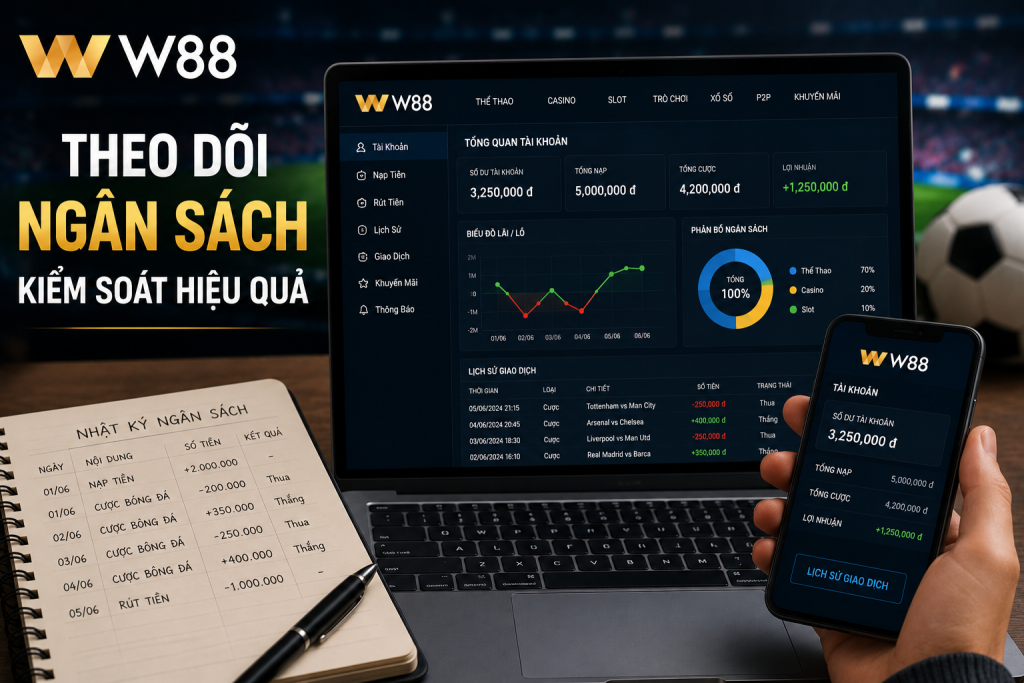 Người chơi theo dõi chi tiêu và ngân sách cá cược trên thiết bị điện tử